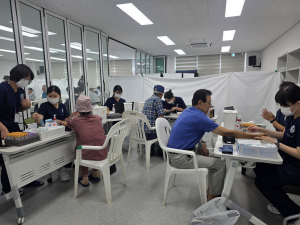 홍성군, 생명경외클럽과 함께 결성면서 무료 진료 펼쳐… 176명 의료봉사단 ‘구슬땀’